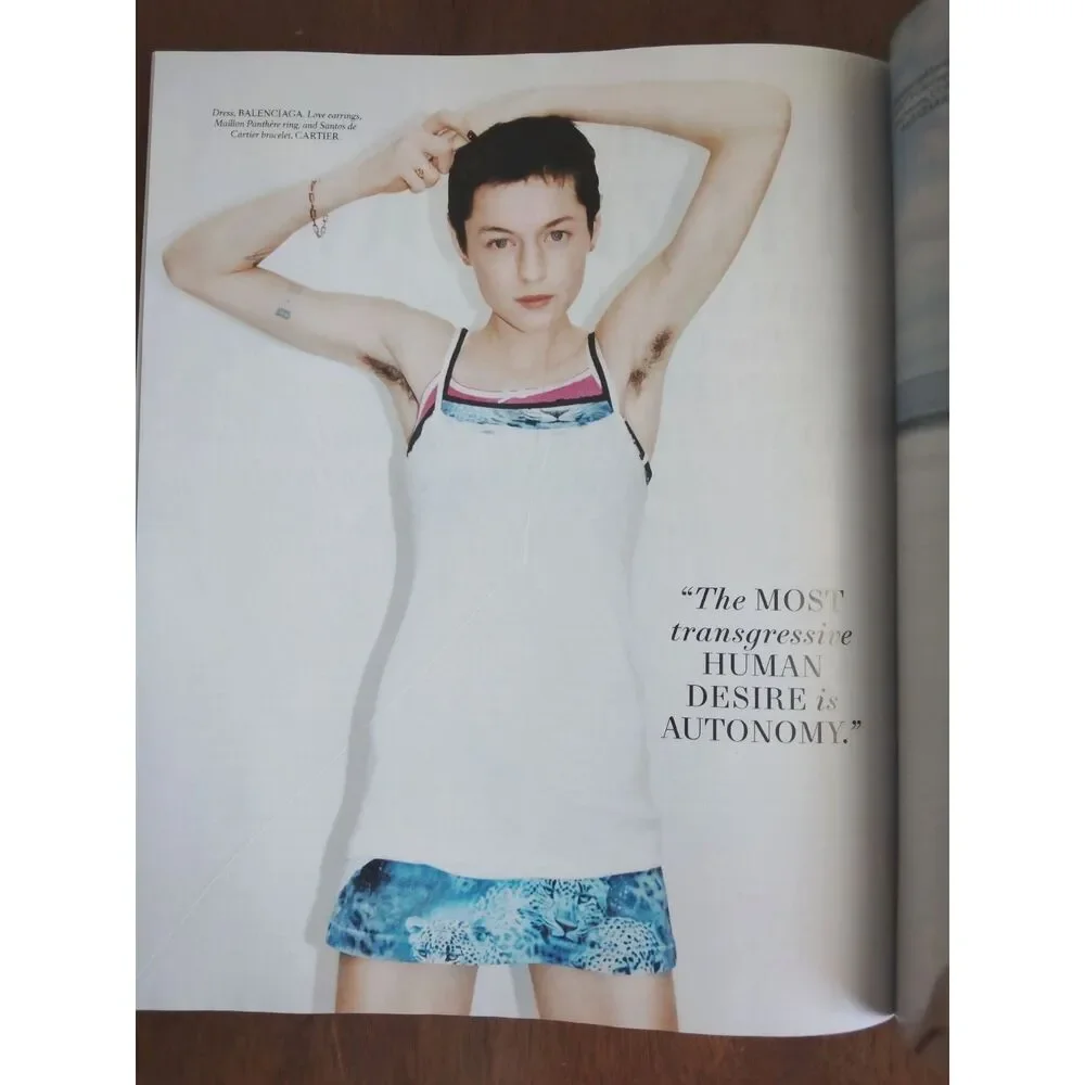 Emma Corrin The Freedom Issue June/July 2024 Harper's Bazaar Magazine